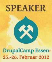Speaker - DrupalCamp Essen vom 25.-26. Februar 2012 im Unperfekthaus